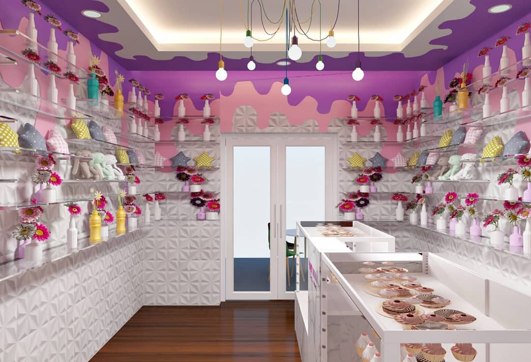 bakery shop interior design in ghaziabad